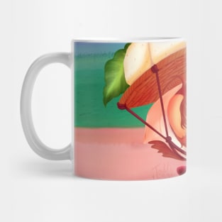 Cute Cartoon Boar Selling Root Vegetables Mug